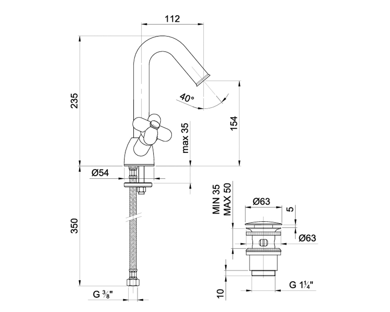 Fantini I Balocchi miscelatore lavabo monoforo