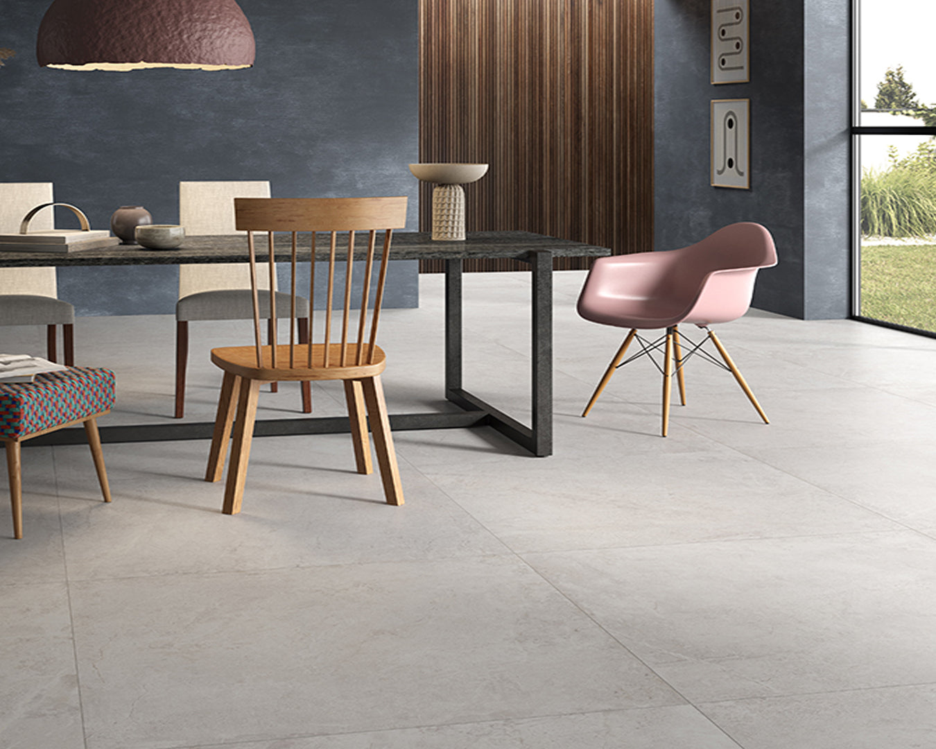 Castelvetro Evolution White piastrella gres effetto pietra 100x100