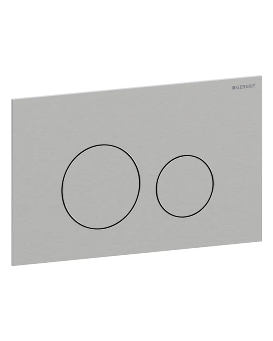 Geberit – Sigma40 Round placca doppio tasto acciaio inox spazzolato