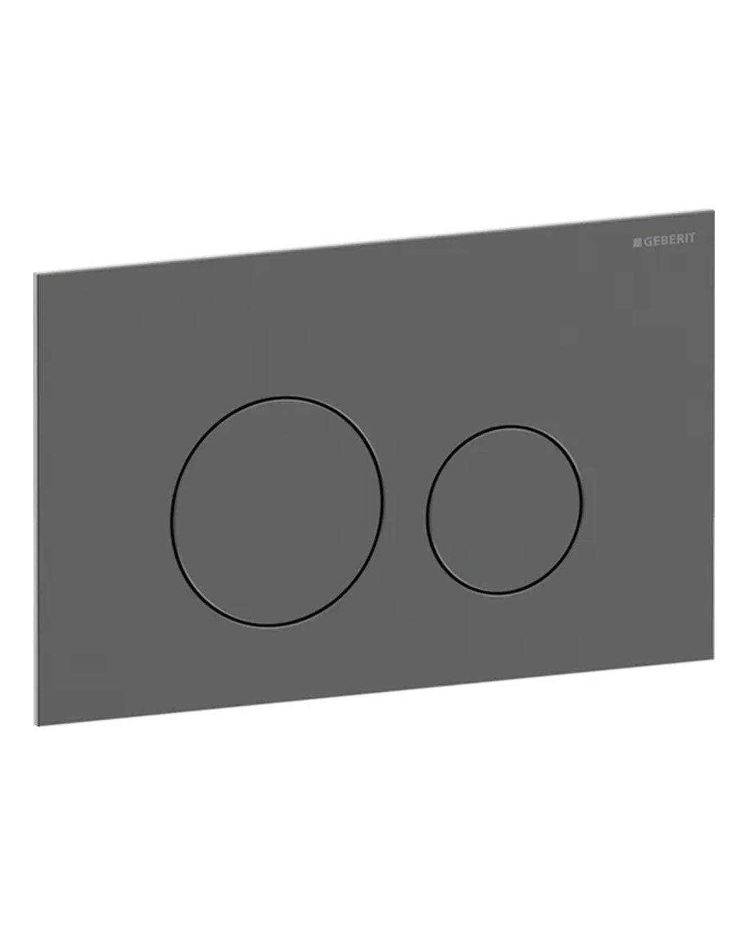 Geberit – Sigma40 Round placca nero spazzolato