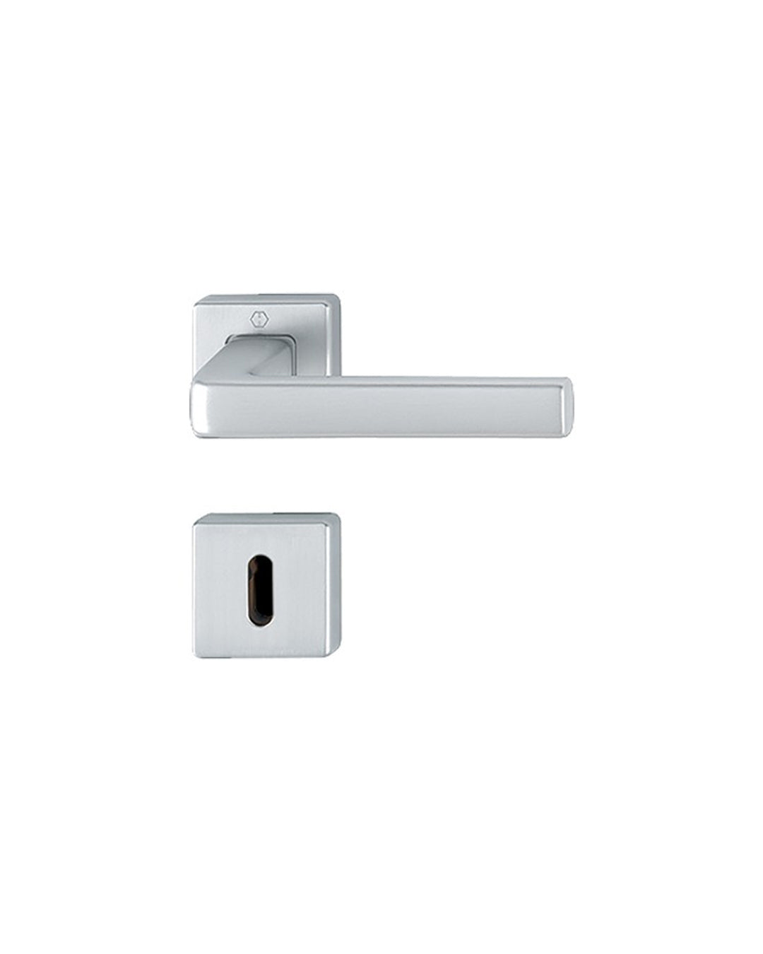 Hoppe Dublin maniglia porta interna alluminio cromo satinato