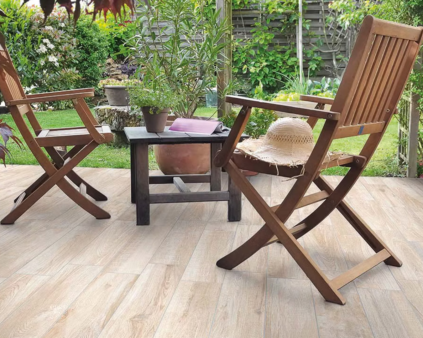 Paulceramiche Norway Honey gres effetto legno R11 15x60 per esterni