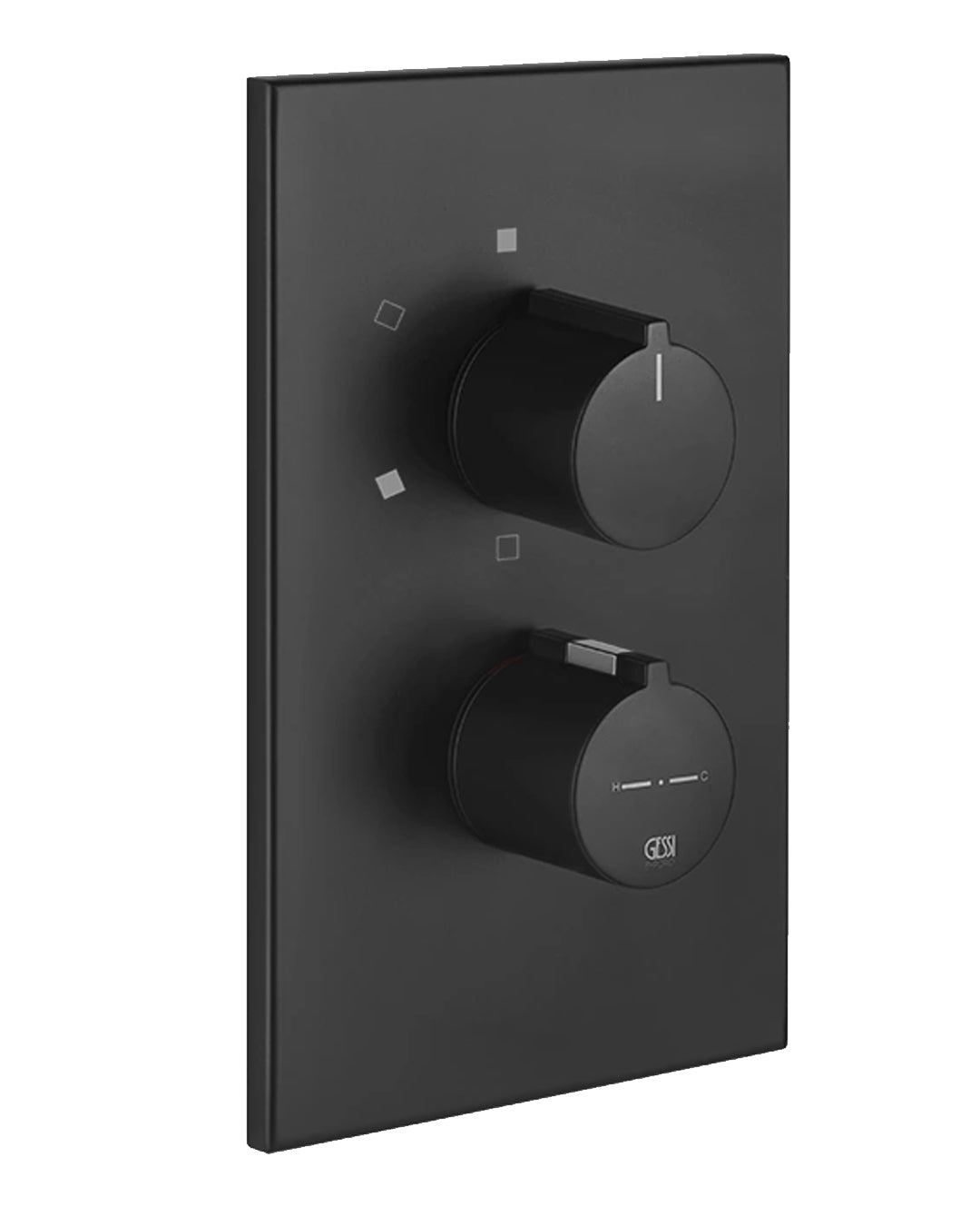 Gessi Emporio external part thermostatic mixer 3 way chromium shower