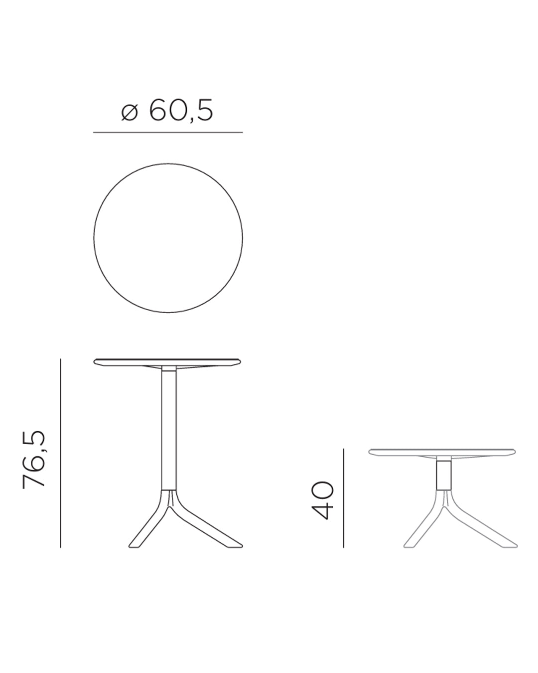 Nardi - Spritz Table - 40058