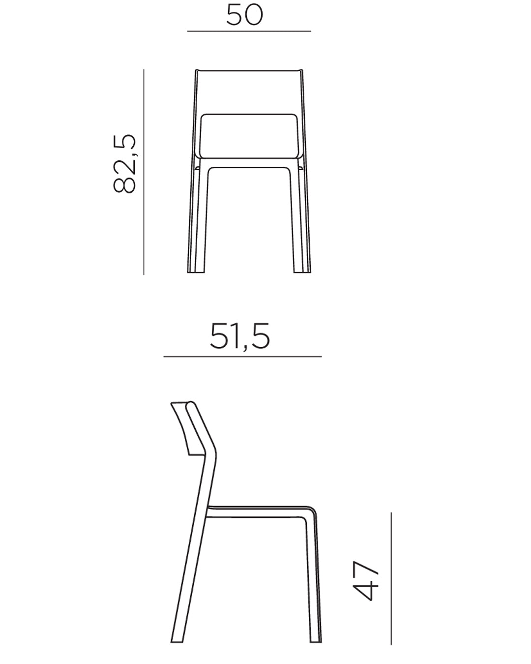 Nardi - Trill Bistrot chair - 40253