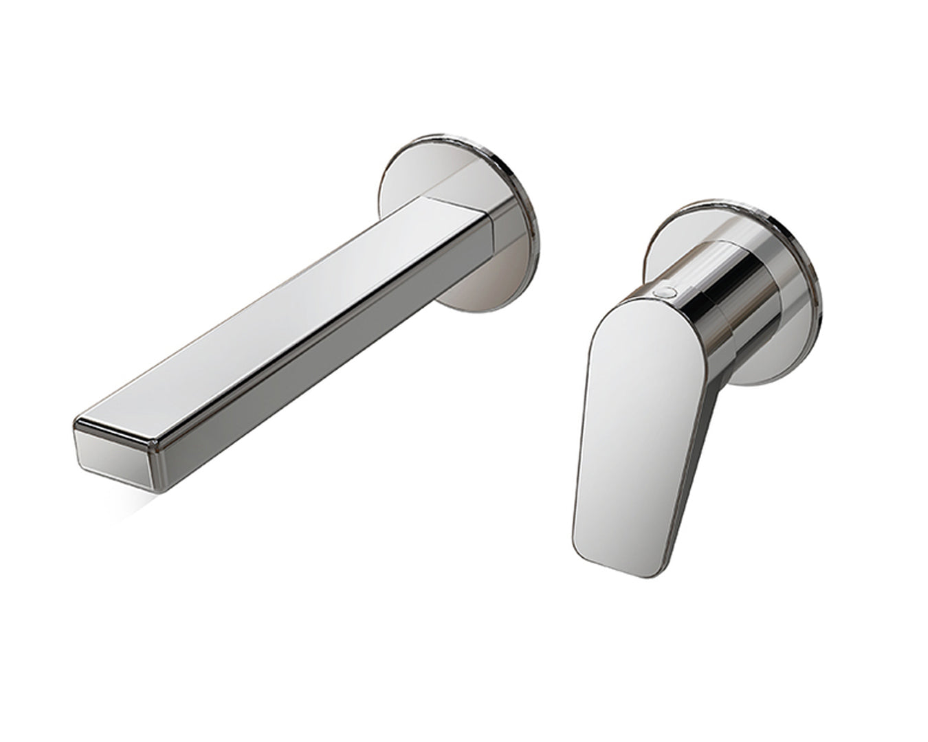 FIR Juice 53 miscelatore lavabo a parete senza piastra