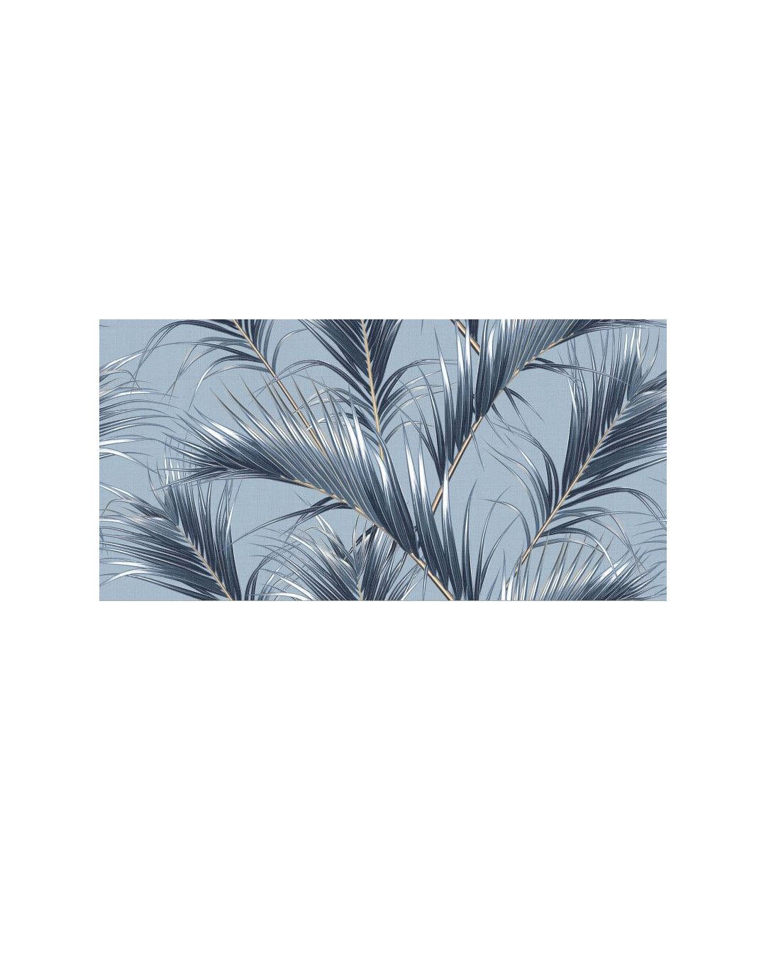 Abk Wide & Style Mini Palm 60x120 - Wallpaper effect stoneware coating