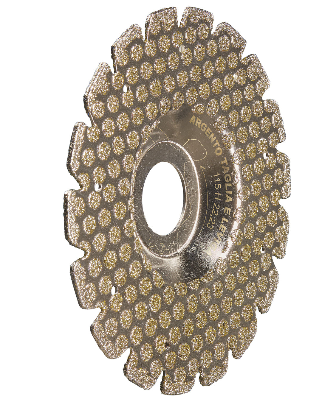 Maxima Disco Diamantato Taglia-Leviga Argento S/F