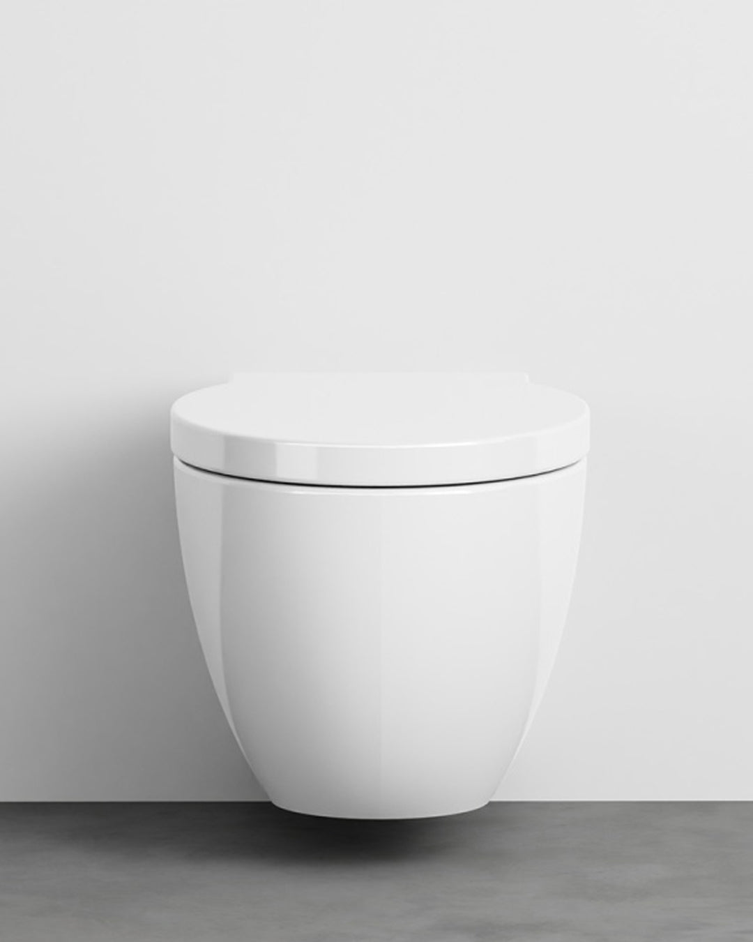 Heaven - Easy Round - Vase kit, bidet, normal closure seat, suspended shiny white