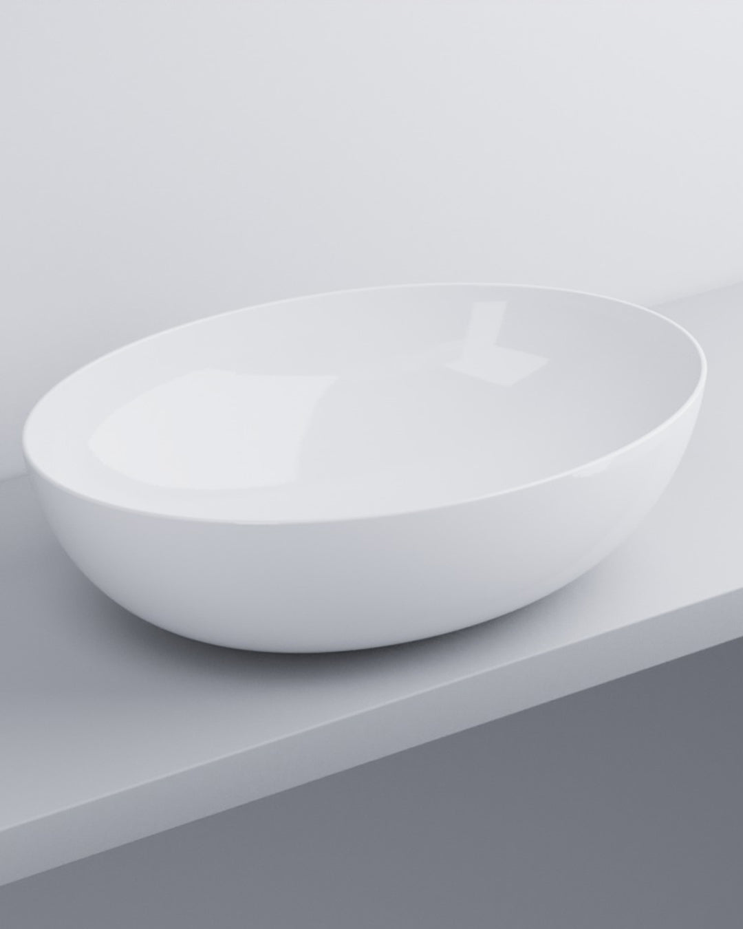 Ceramica Cielo Eco Lavabo da appoggio bianco