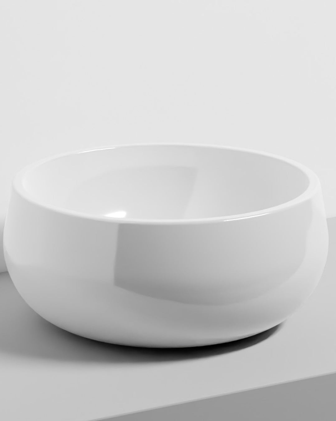 Ceramica Cielo Tino Bacinella da appoggio bianco lucido Ø43 cm