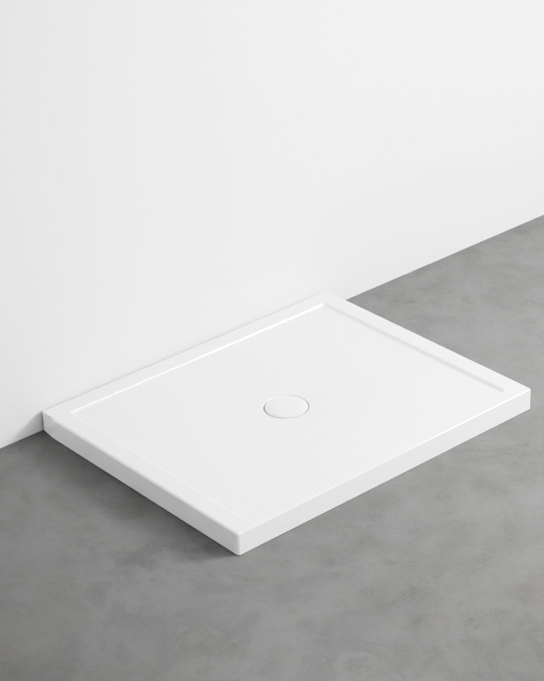 Ceramic sky - Sixty rectangular shower tray 80x100xh6 cm glossy white - PD680100