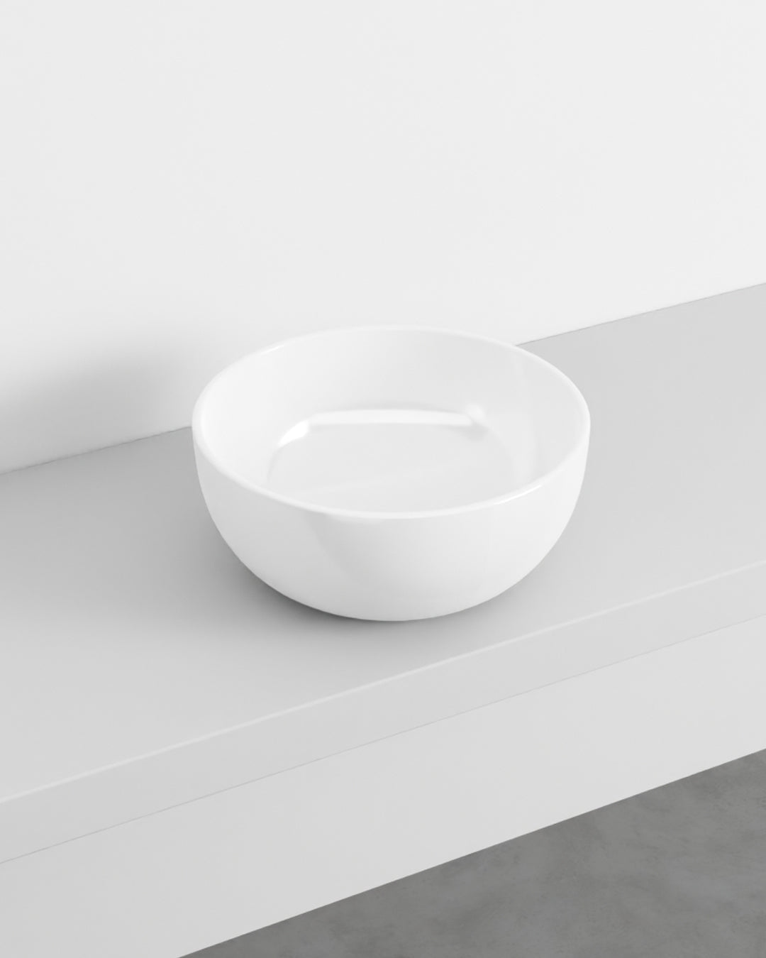 Ceramica Cielo Bacinella Shui Comfort da appoggio 40 cm bianco lucido