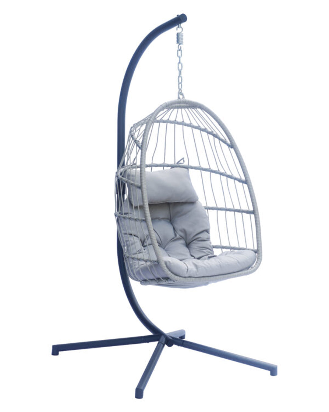 Moia - egg suspended in anthracite/light gray aluminum - CLW 50