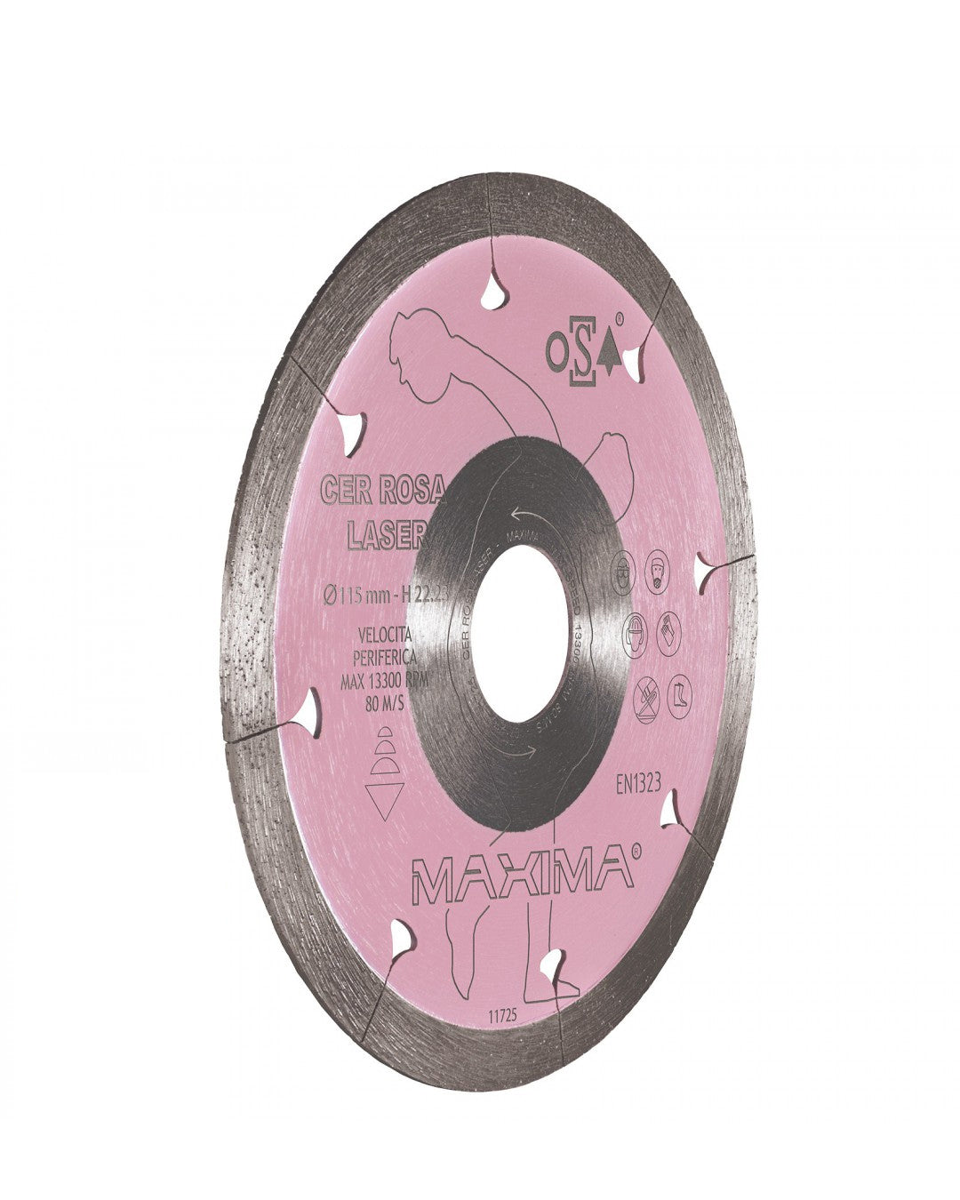 Maxima Cer Rosa Laser Ø 200 disco diamantato per gres