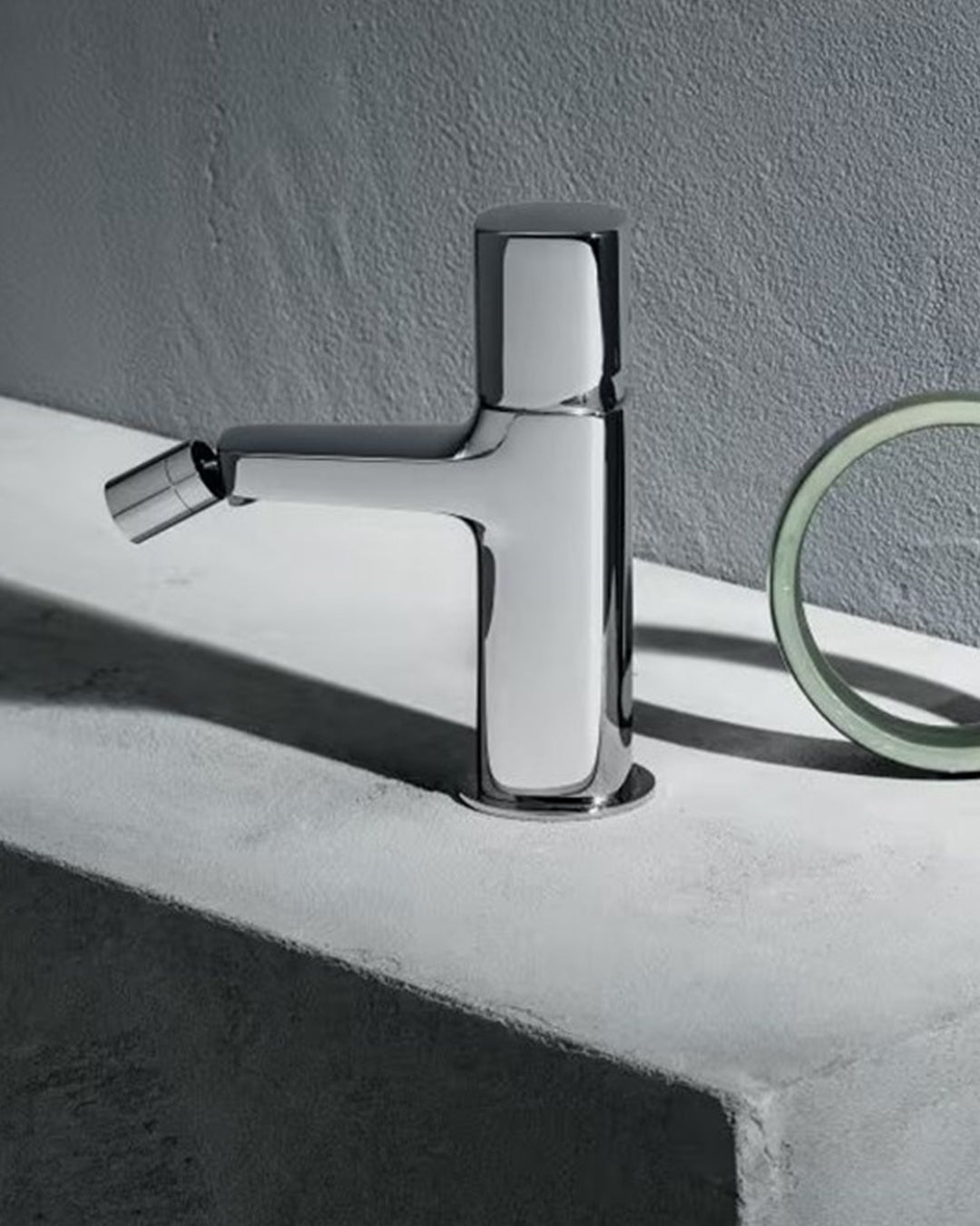 Fantini Lamè mixer for bidet with chromium exhaust - 2402m008F
