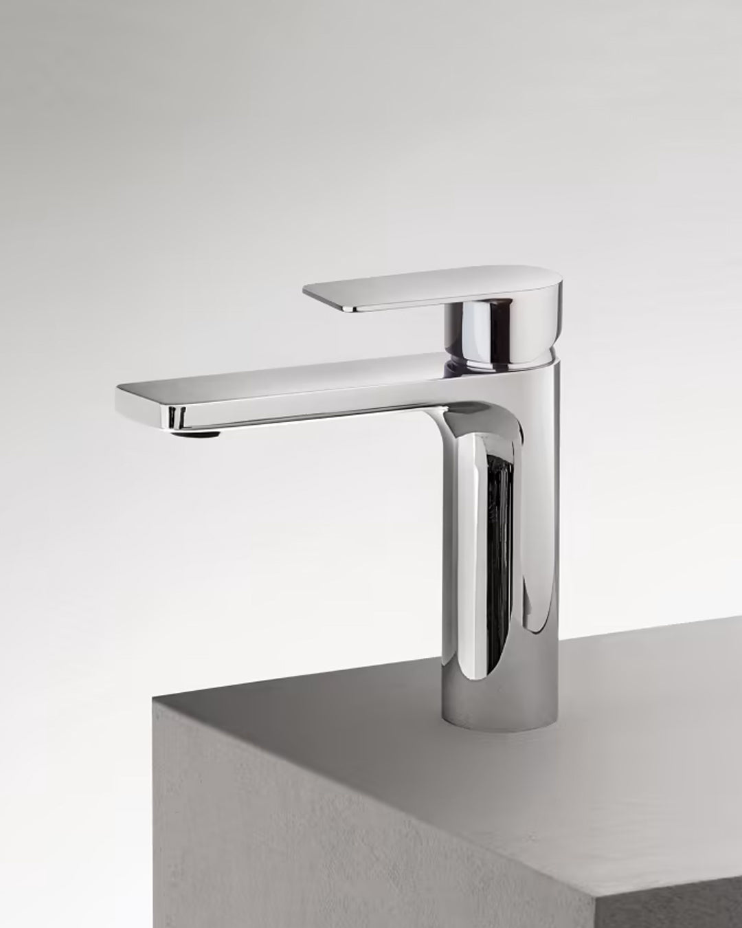 Fantini Myo washbasin mixer with chrome drain - 6102v604f