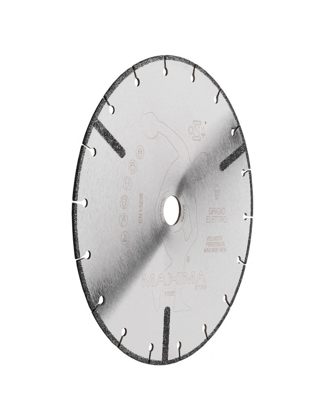 Maxima Disco Grigio Elettro Ø 115 per taglio marmo a secco