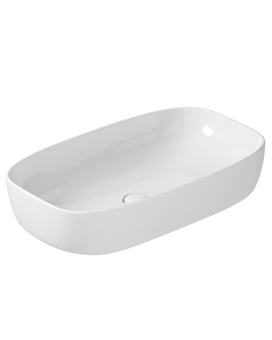 Galassia Dream lavabo da appoggio 64x38 cm bianco ceramica