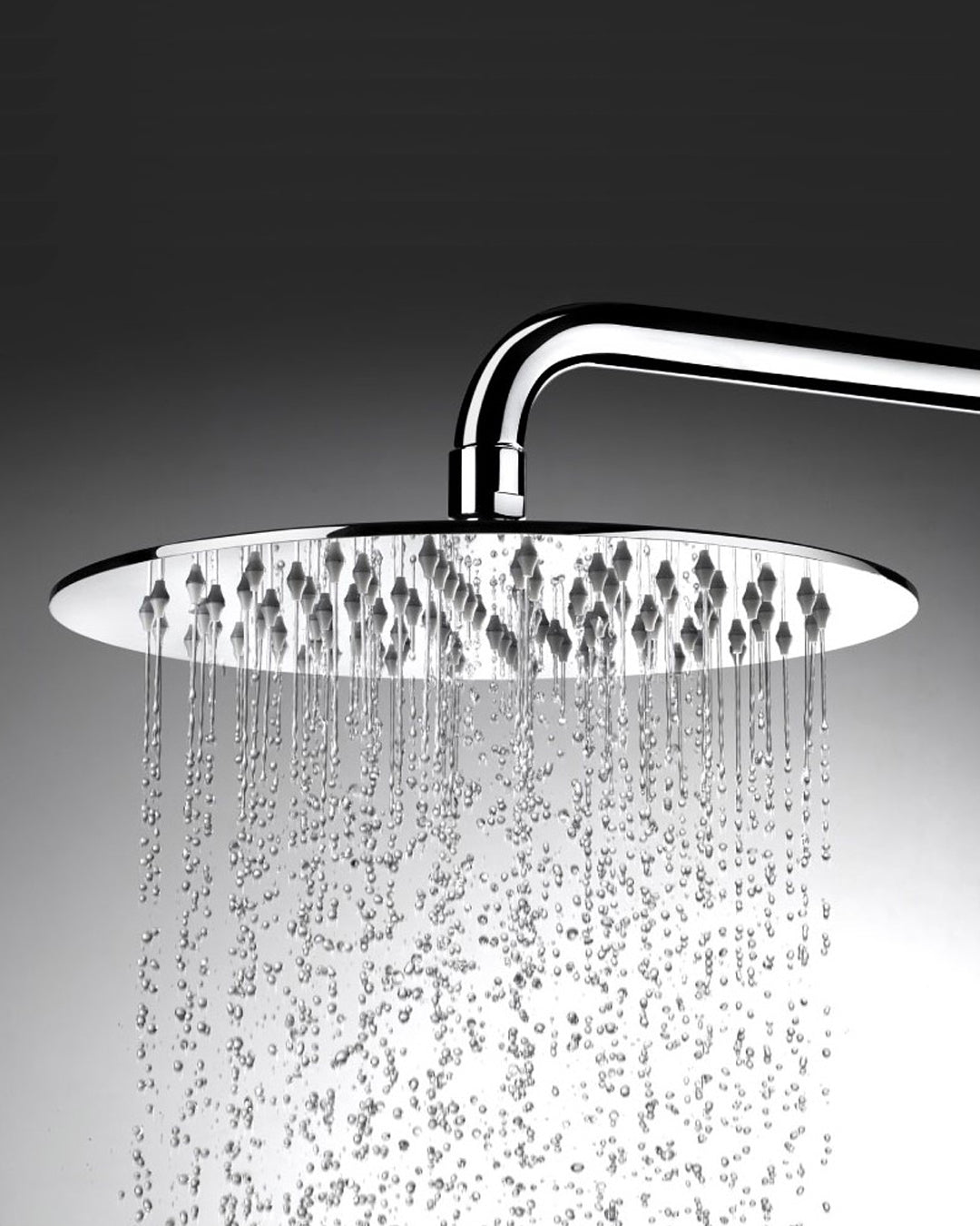 Bossini Tetis shower shower head Ø 200 mm with 300 mm chromium arm
