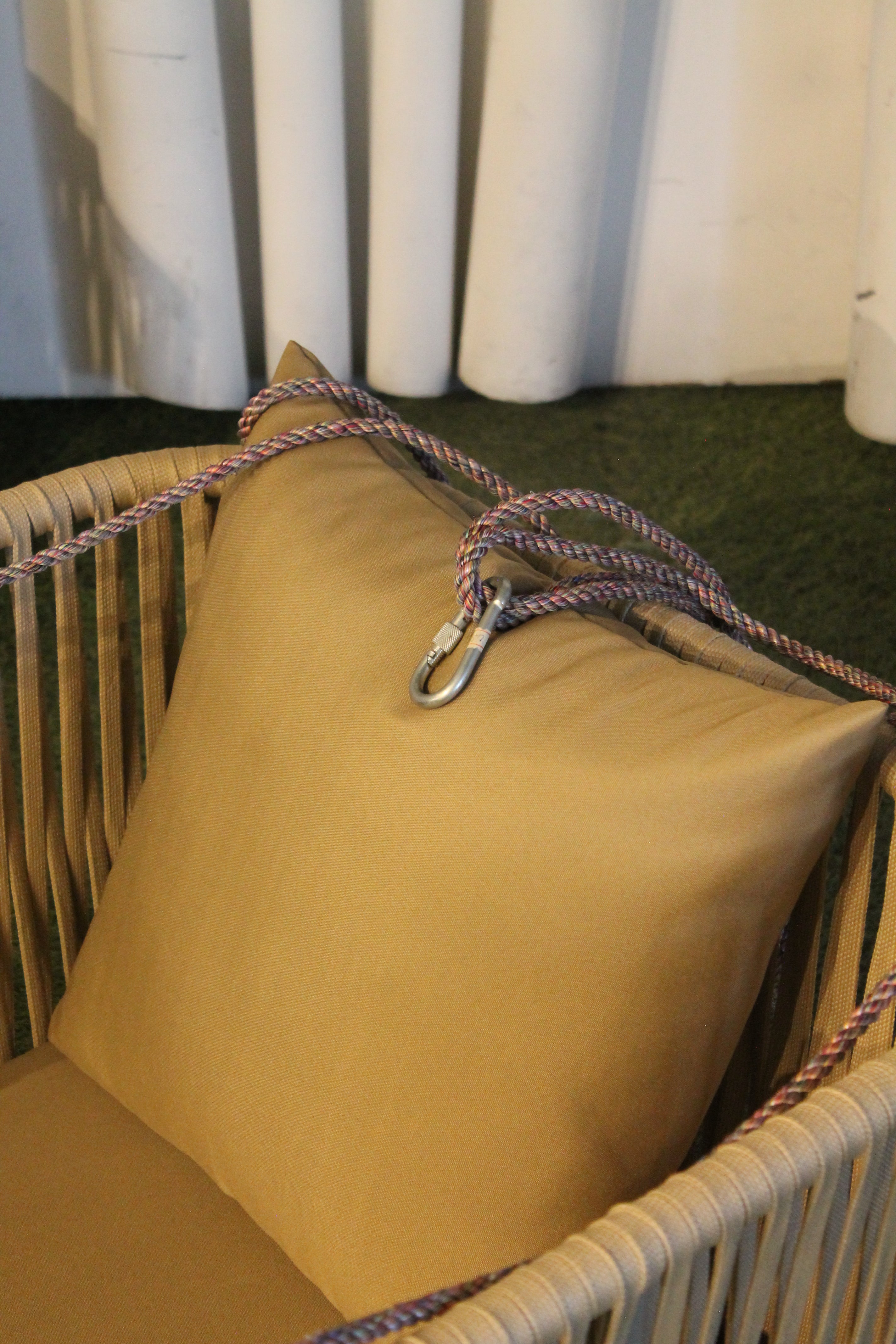 Comenido Rope Dondolo 70x65x45 Beige per esterni