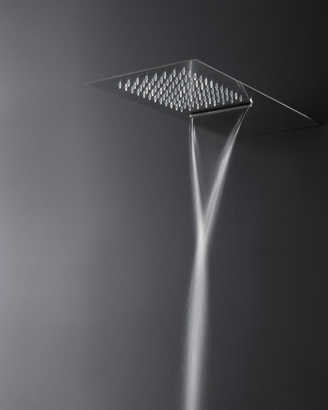 Antonio Lupi - Bilastralulu wall with two -way wall 50x20 shiny steel