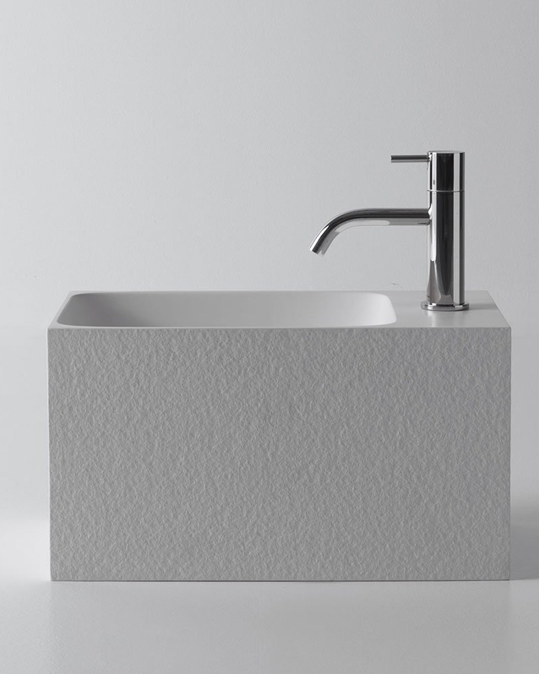 Antonio Lupi - Caten wall sink 45x25x25h opaque white floules