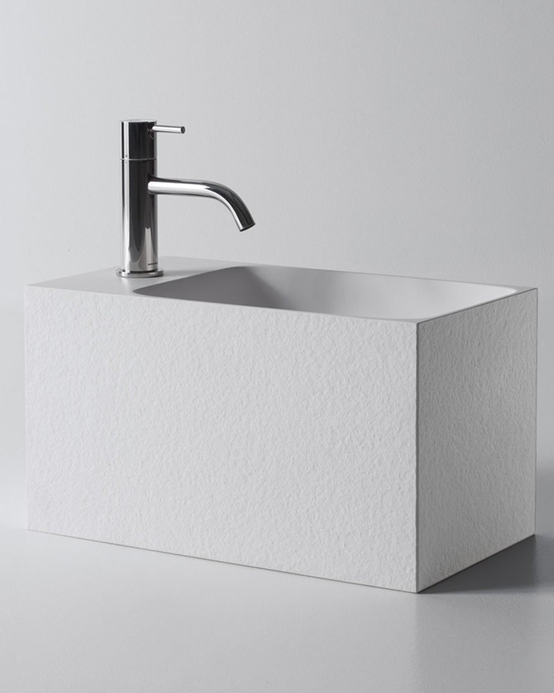 Antonio Lupi - Caten wall sink 45x25x25h opaque white floules