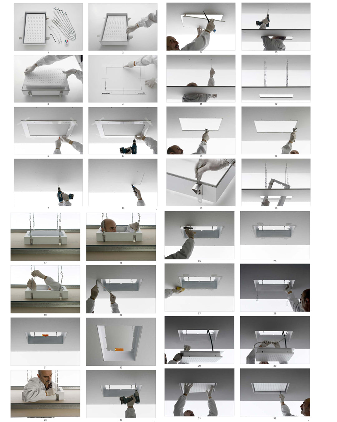 Antonio Lupi - Meteo2 in built -in ceiling 52x35 stainless steel
