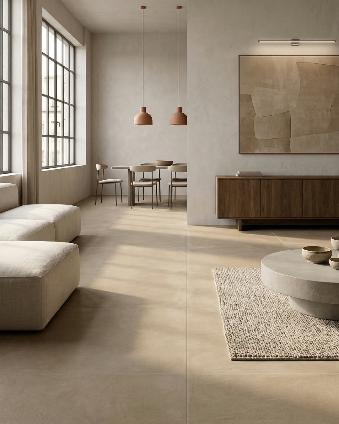 Marazzi – Slow Sabbia Naturale 120x120 piastrella gres rettificata