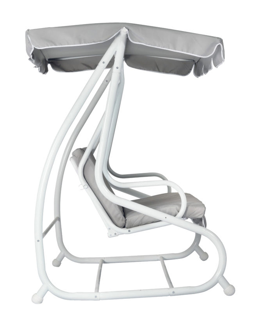 MOIA - 3-seater garden swing in light grey polyester - SV 118