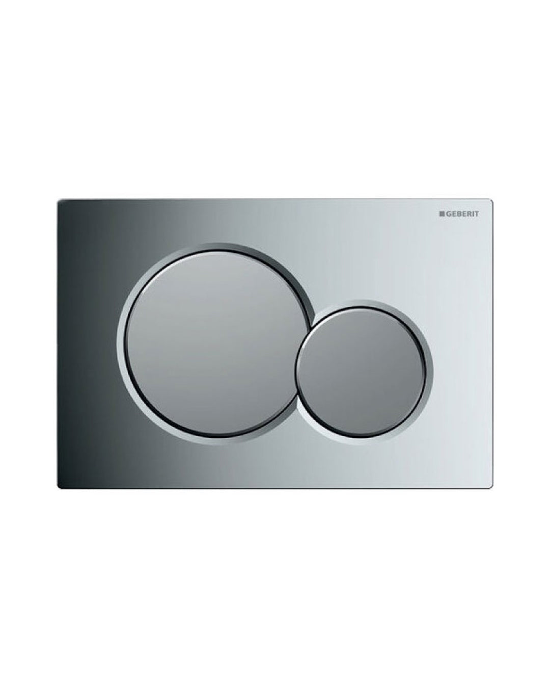 Geberit - Sigma01 chrome control plate for two quantities toilet - 115.770.21.5