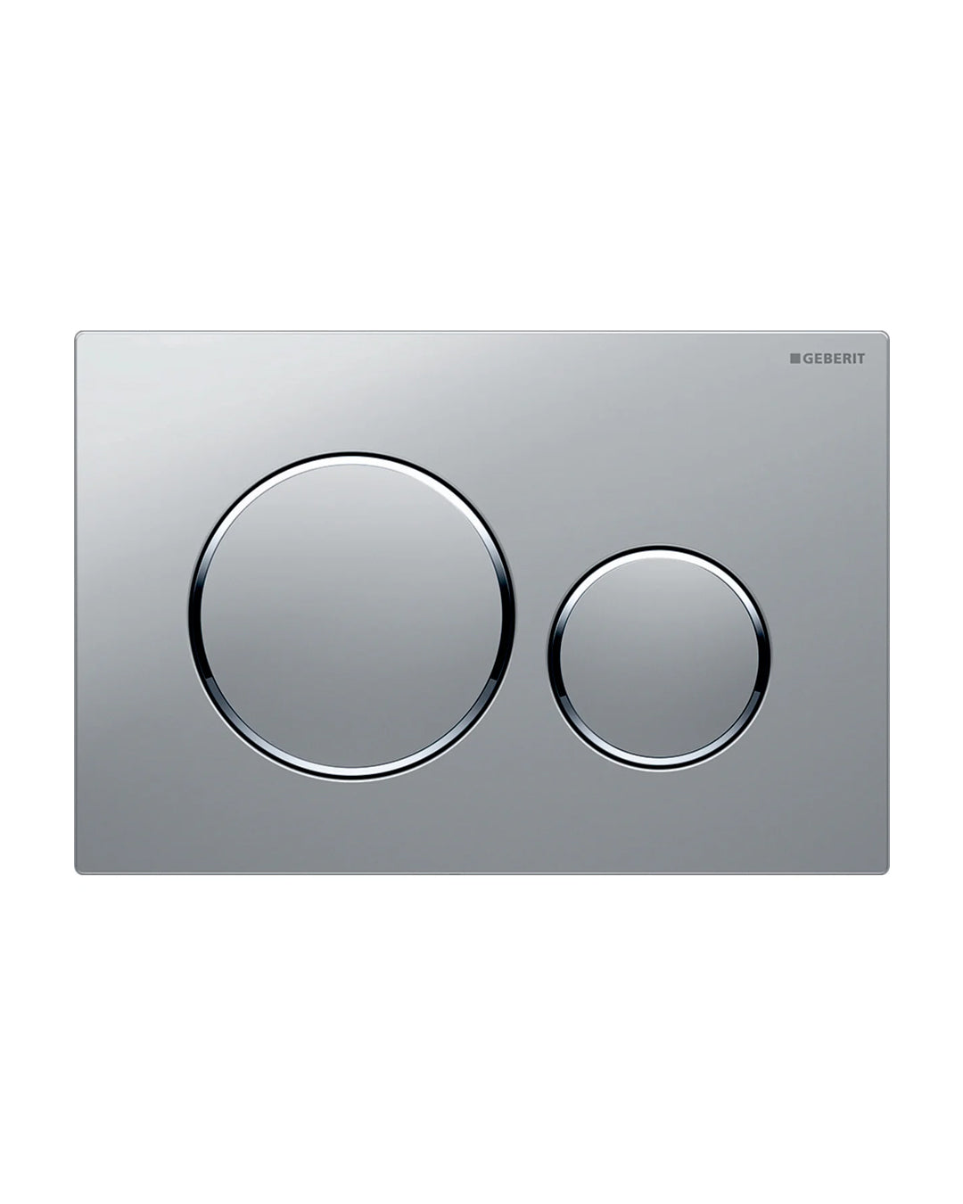 GEBERIT - SIGMA20 COMMAND PLATE FOR WC with two chrome quantities - 115.882.JQ.1