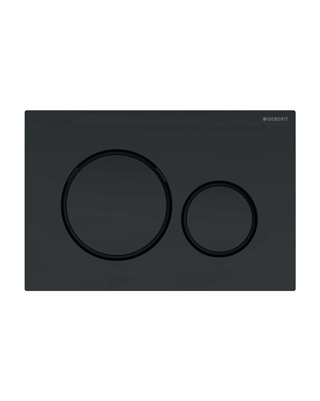 GEBERIT - SIGMA20 COMMAND PLATE FOR WC with two quantities black - 115.882.16.1