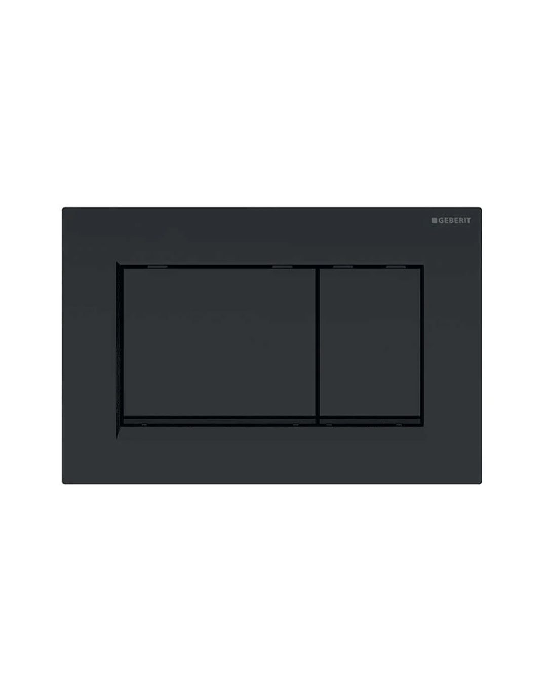 GEBERIT - SIGMA30 COMMAND PLACCA FOR WC with two quantities black - 115.883.16.1