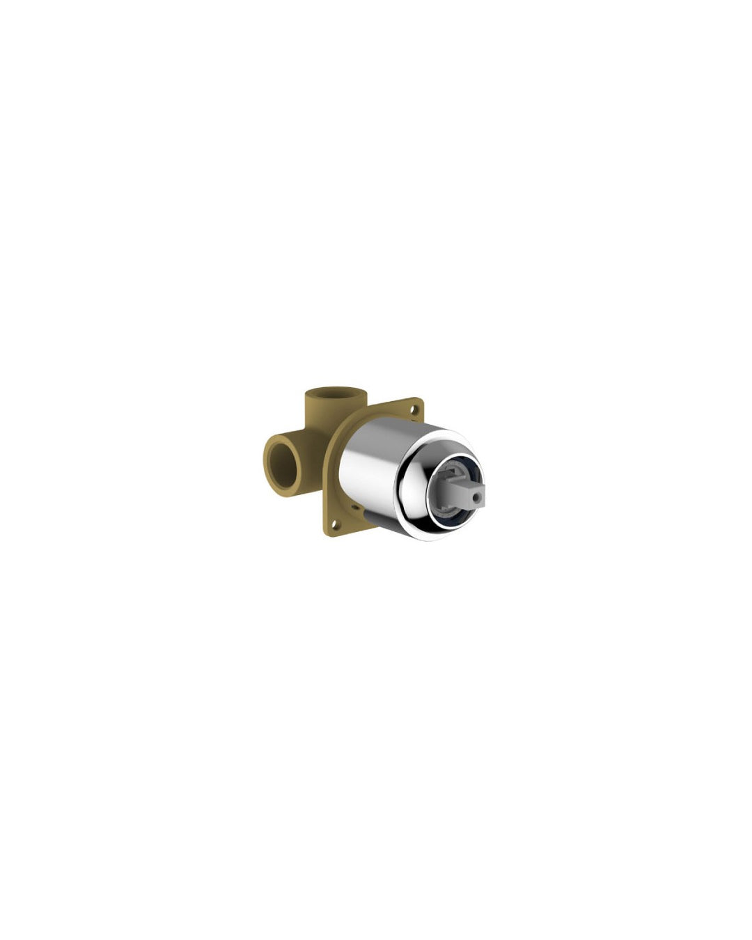 Theorem - Universal built -in body for shower mixer only chromium diameter 46 mm - 0310711111