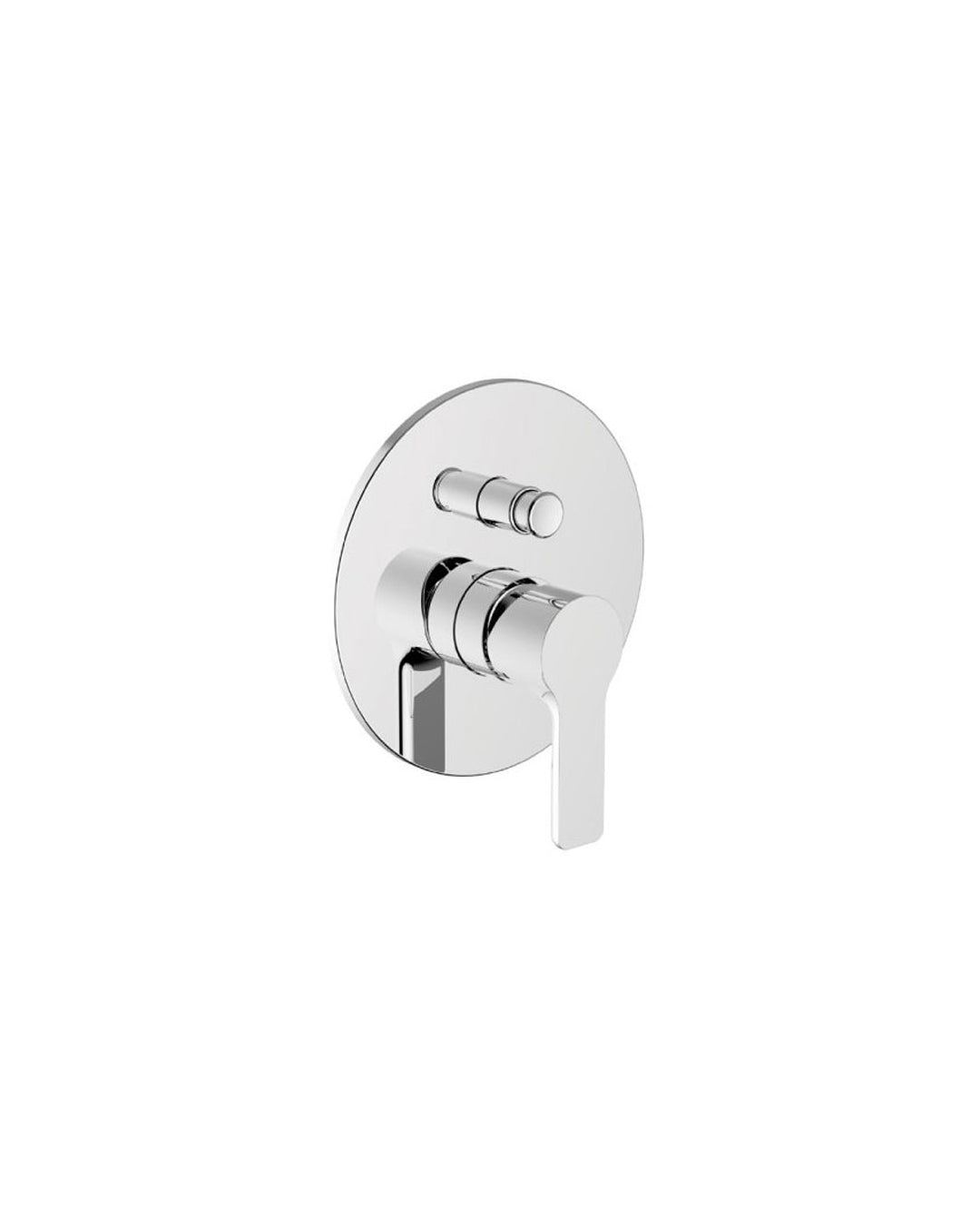 Theorem - Good -Life lever and disc with deviatrice for tank mixer and built -in shower 188 mm chromed - 86017110001