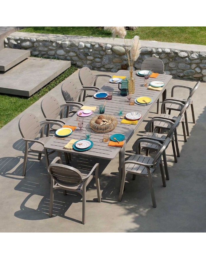 Nardi Alloro Extendable table 140/210x100x73h cm dove grey