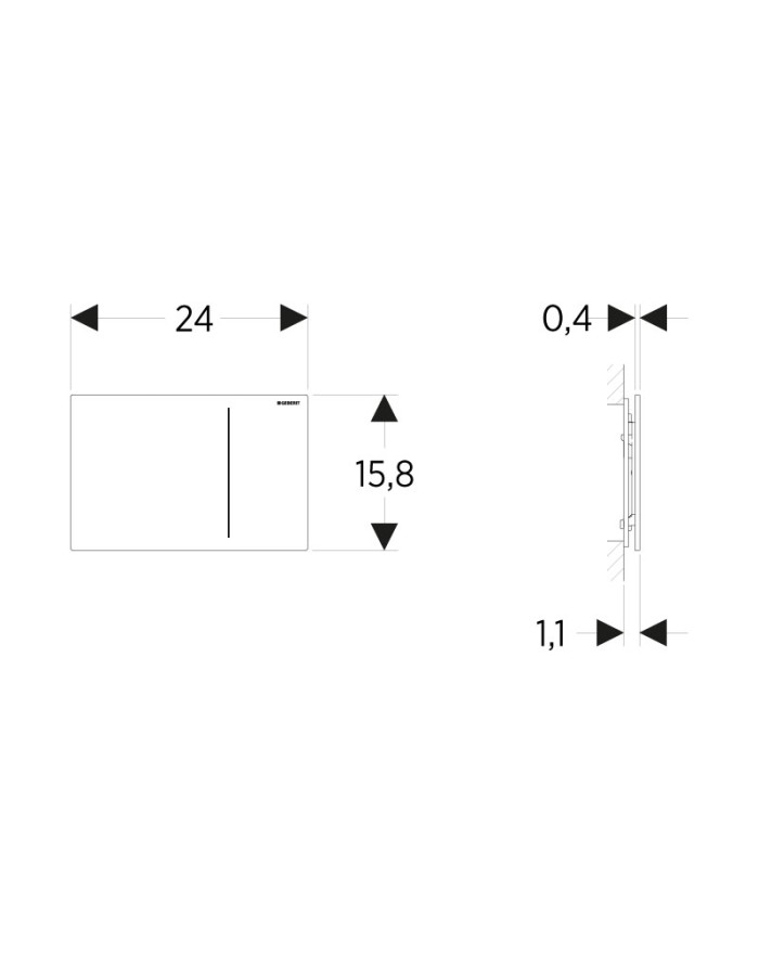 copy of Supporto UP720 per cassette Geberit 242.417.00.1