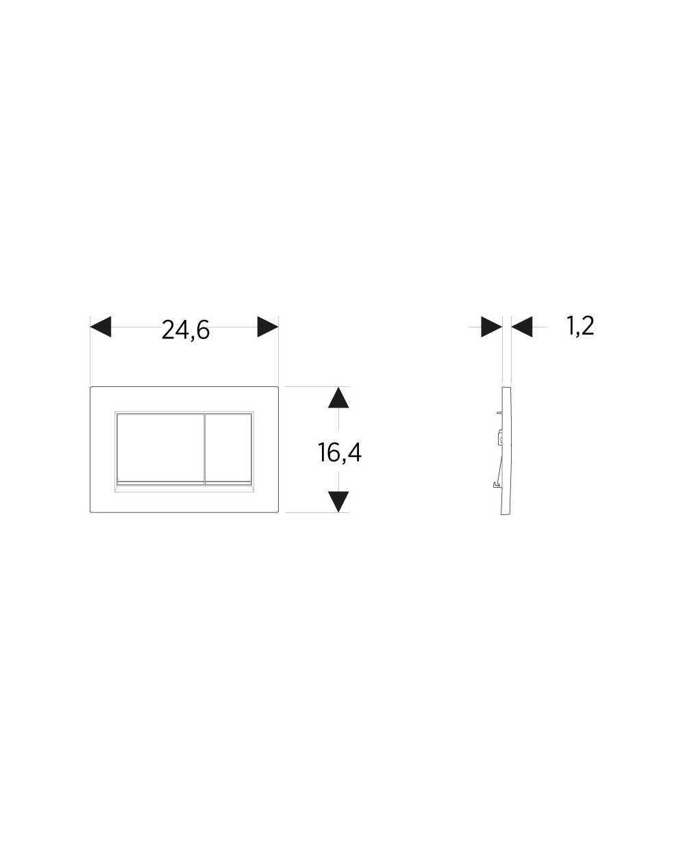 Geberit, Placca di comando Sigma30 115.883.16.1,…