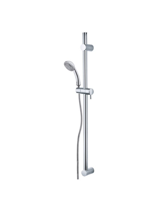 Bossini Rain Shower sliding rail with free fixing wall rail with 3 jets