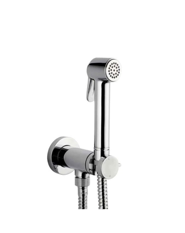 Bossini Paloma Brass Progressive mixer set duplex shower