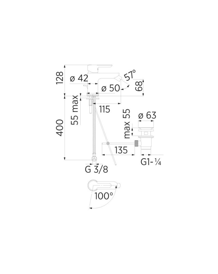 Nobili ABC Chrome single...