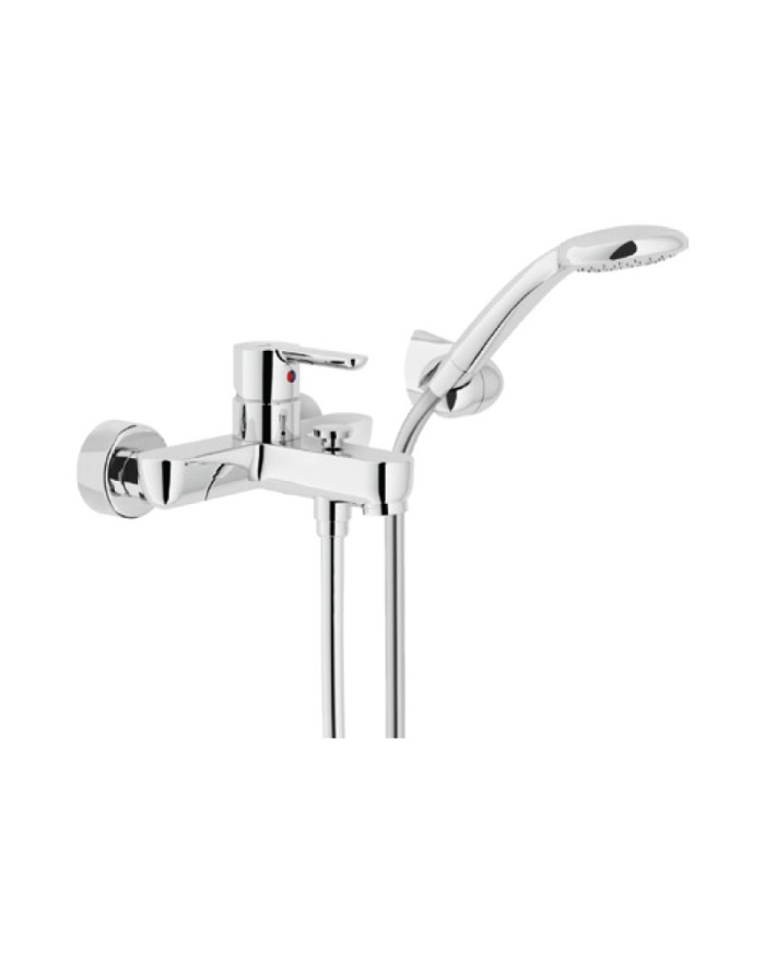 Nobili ABC Chrome single lever bath mixer