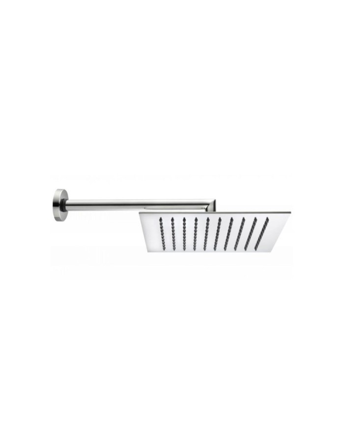 Bossini Tetis 200x200 mm shower head complete with arm