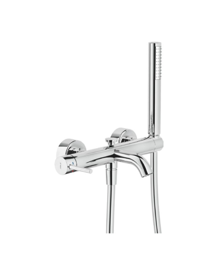 Nobili Acquerelli External bath mixer with chrome shower set