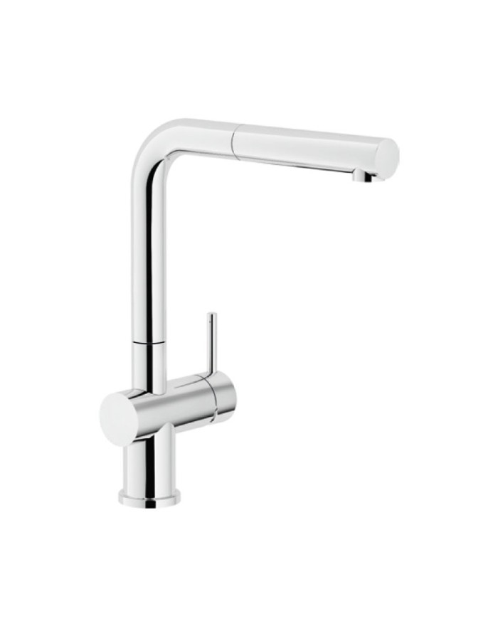 Nobili Chrome single lever kitchen sink mixer