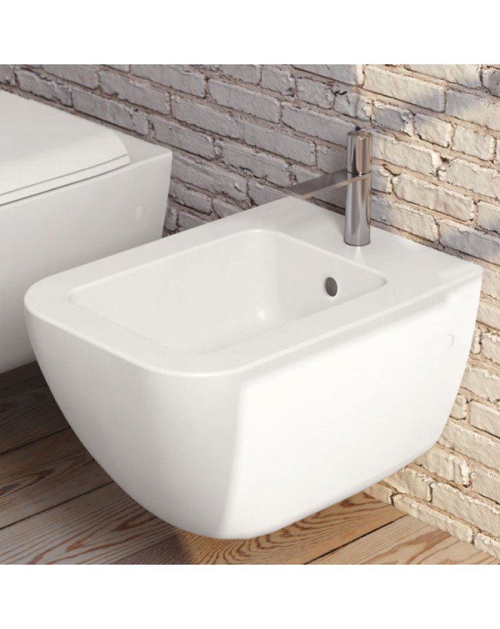 Ceramica Cielo Shui Comfort Glossy white wall-hung bidet