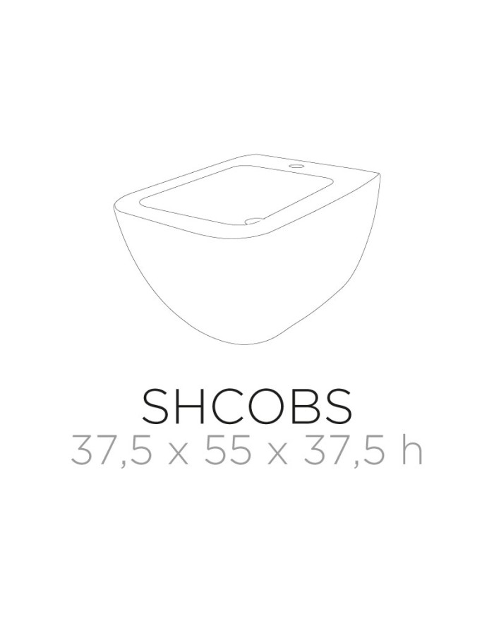 Bidet sospeso Ceramica Cielo Shui Comfort bianco lucido SHCOBS