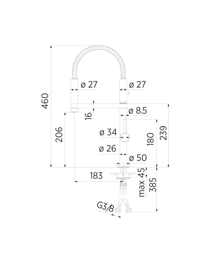 Nobili Move Chrome single...